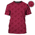 Funny Golf Pattern Polos Pink Golf Shirt For Men, Christmas Golf Shirt Polos, Men Golf Apparel