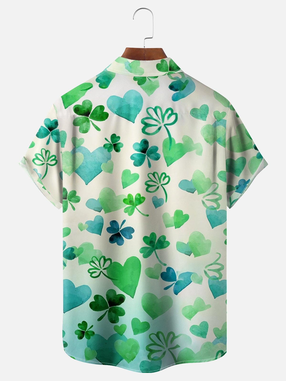 St. Patrick's Day Toucan Beer Clover Irish Green Hawaiian Golf Shirt, Tropical Vibe Men's Golf Shirt