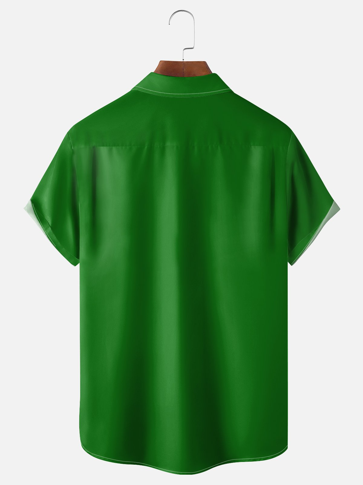 Lucky Clover Leaf St Patrick‘s Day Shamrock Hawaiian Golf Shirt, Tropical Vibe Men's Golf Shirt
