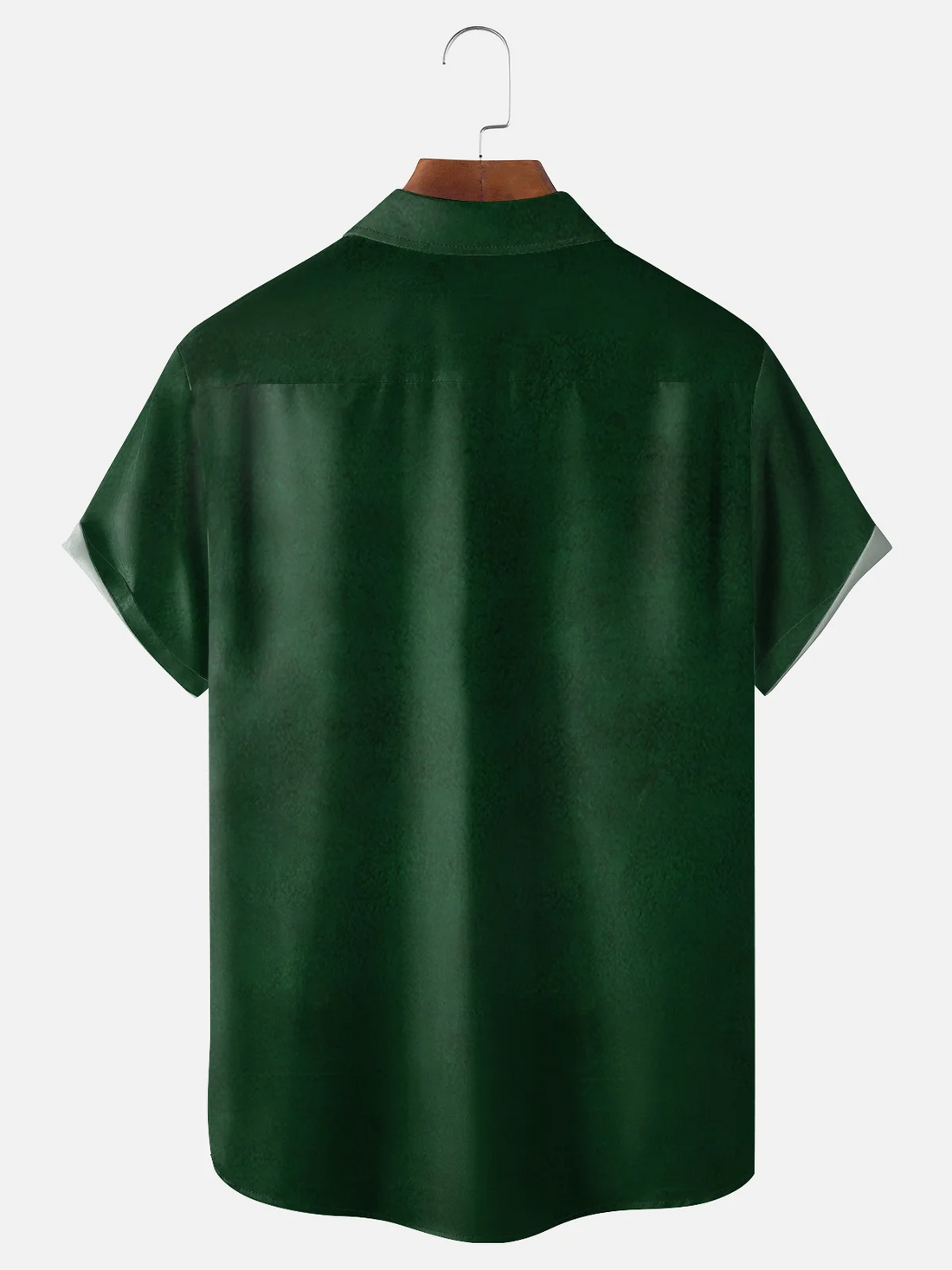 St. Patrick's Day Four Leaf Clover Stripe Green And Gold Hawaiian Golf Shirt,  Men's Golf Shirt
