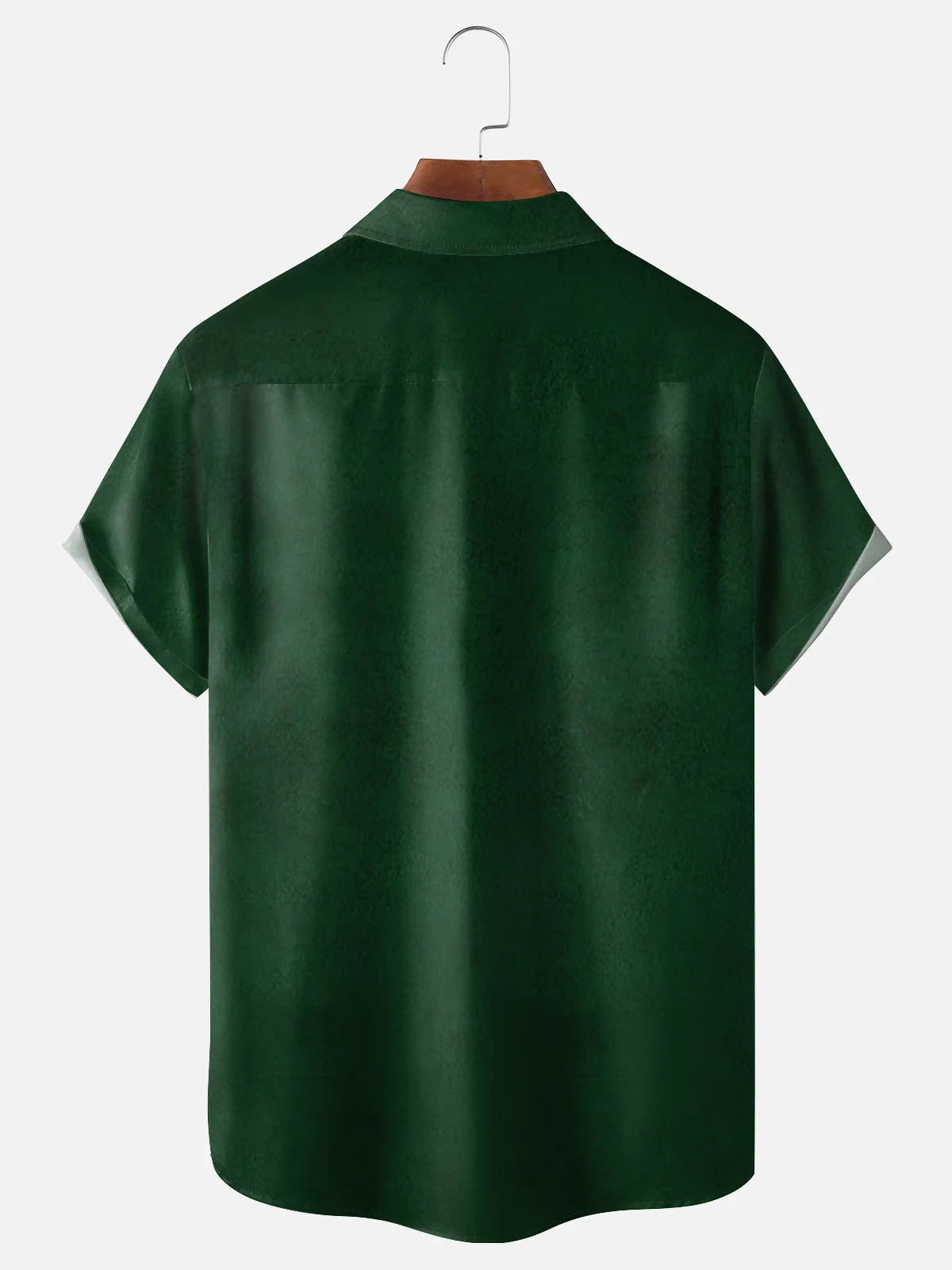 St. Patrick's Day Four Leaf Clover Stripe Green And Gold Hawaiian Golf Shirt,  Men's Golf Shirt