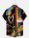 LGBT Love Who You Are Pride Month Rainbow Hawaiian Golf Shirt, Unique Golf Shirt, Tropical Vibe Funny Golf Shirt