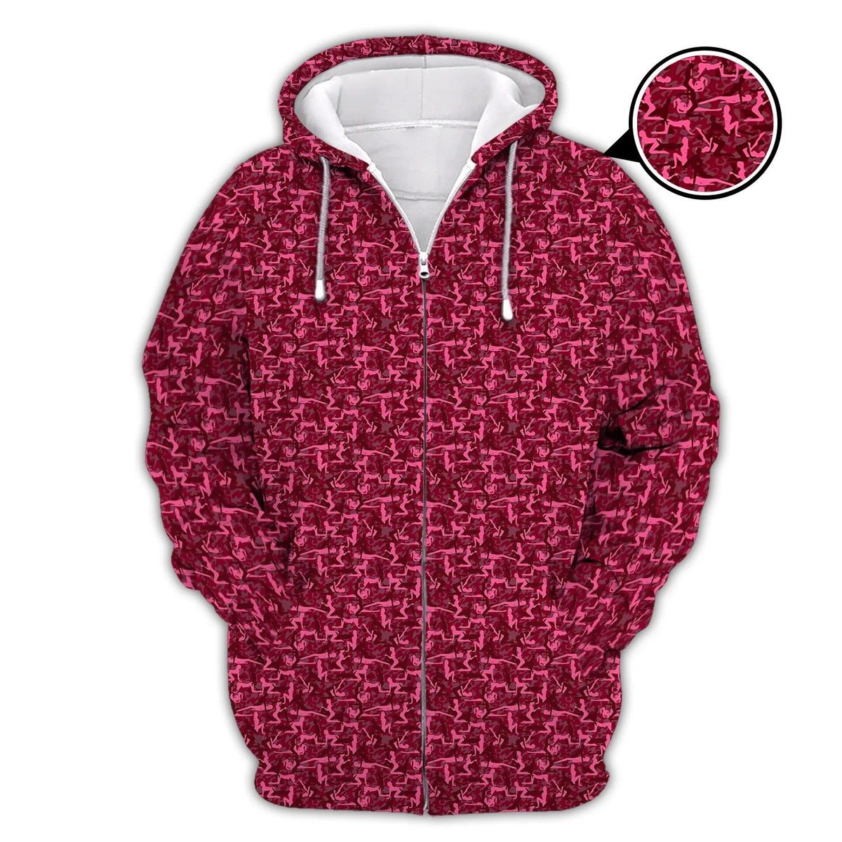 Funny Golf Pattern Polos Pink Golf Shirt For Women, Christmas Golf Shirt Polos, Ladies Golf Apparel