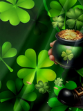 St. Patrick's Day Gnome Shamrock Hawaiian Golf Shirt, Shamrock Golf Shirts, Men's Golf Shirt