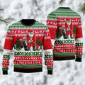 Santa Playing Golf Ugly Xmas Sweater, Golf Ugly Sweater, Christmas Golf Shirt, Golf Sweater