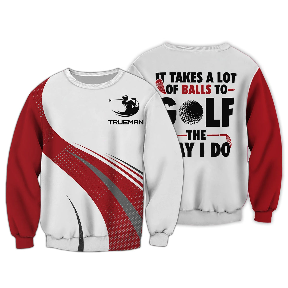 It Take A Lot Of Balls To Golf, Personalized Golf Shirt, Unique Gift For Golfer