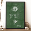 Golf Ball Patent Golf Canvas, Golf Art, Golf Canvas, Gifts For Golf Lovers