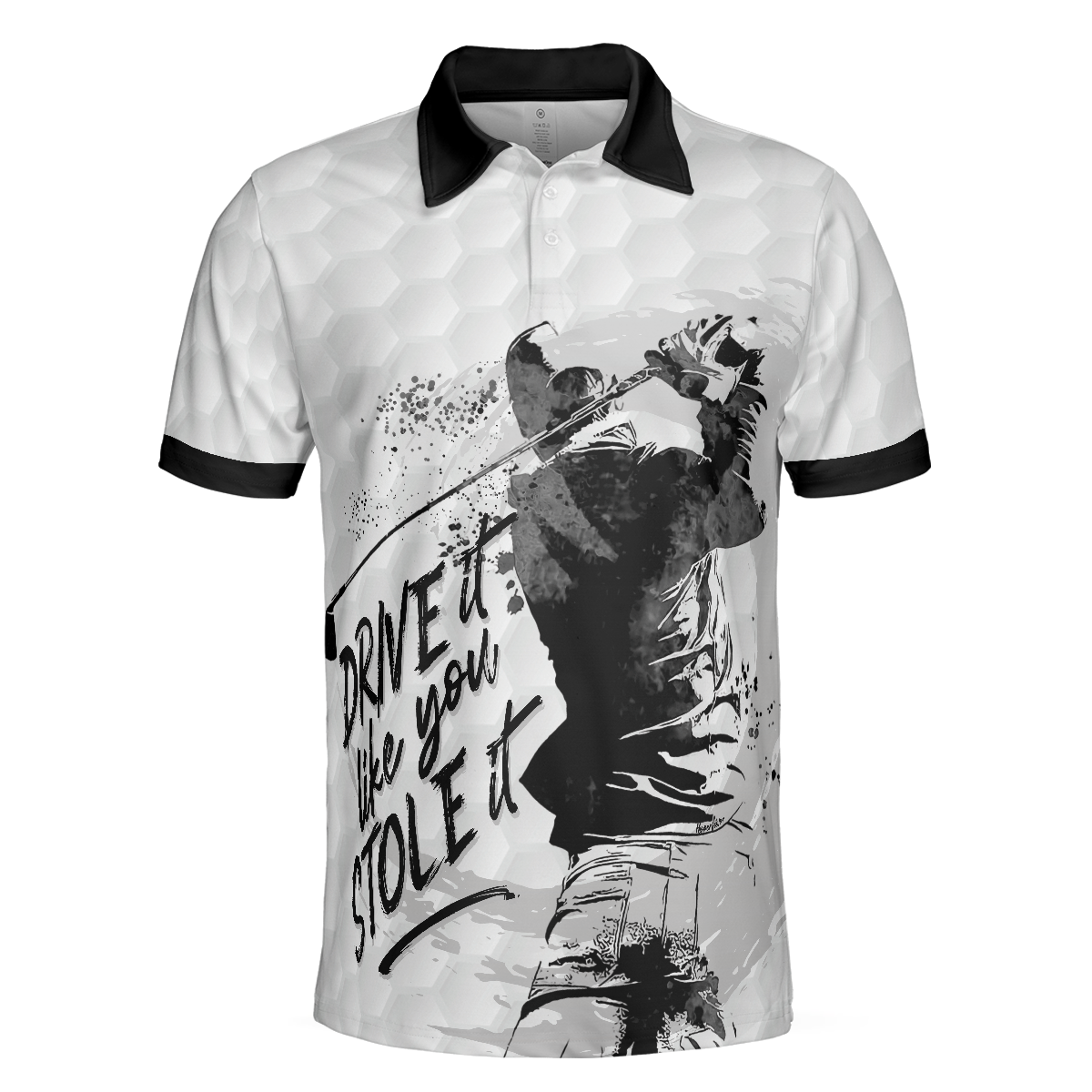 Drive It Like You Stole It Men's Golf Polo Shirt, Golfing Apparel, Mens Golf Gift