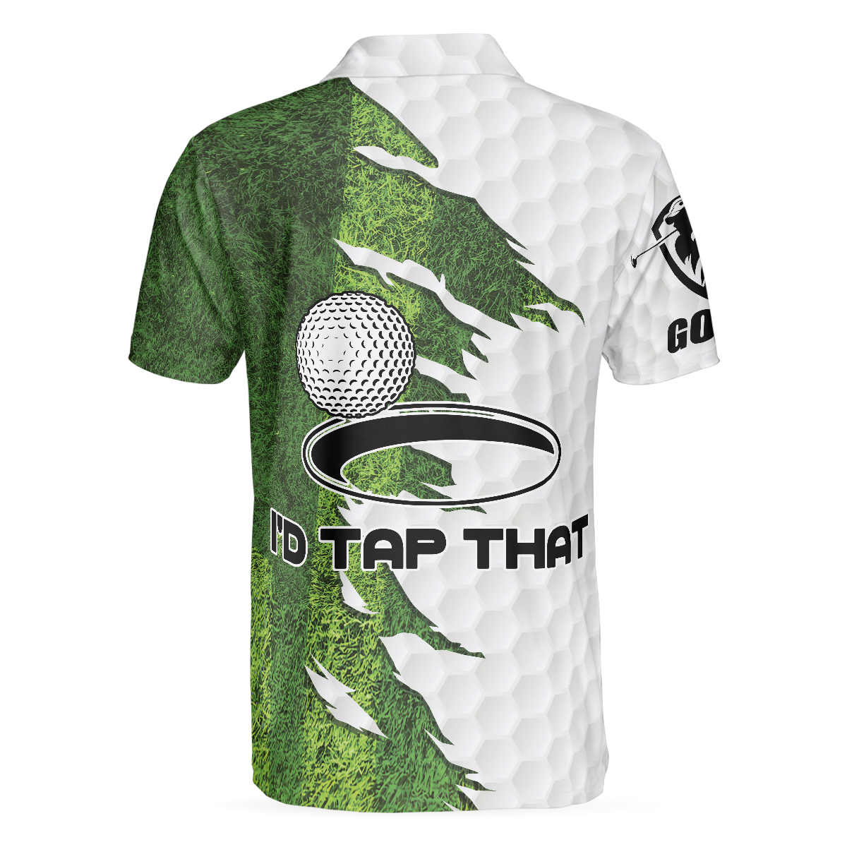 I'd Tap That Men's Golf Polo Shirt, Golfing Apparel, Mens Golf Gift