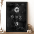 Golf Ball Patent Golf Canvas, Golf Art, Golf Canvas, Gifts For Golf Lovers