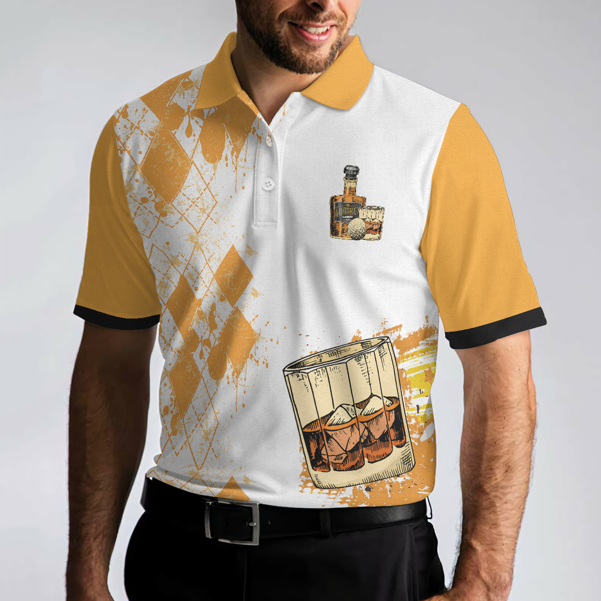 Play Golfs And Take Nap Men's Golf Polo Shirt, Golfing Apparel, Mens Golf Gift