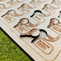 Top Golf Course Tracker Board, Golf Tracker, Golf Bucket List, Gift For Golfers