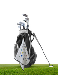 Microfiber Waffle Small Golf Towel, Funny Golf Towels, Gift For Golfers