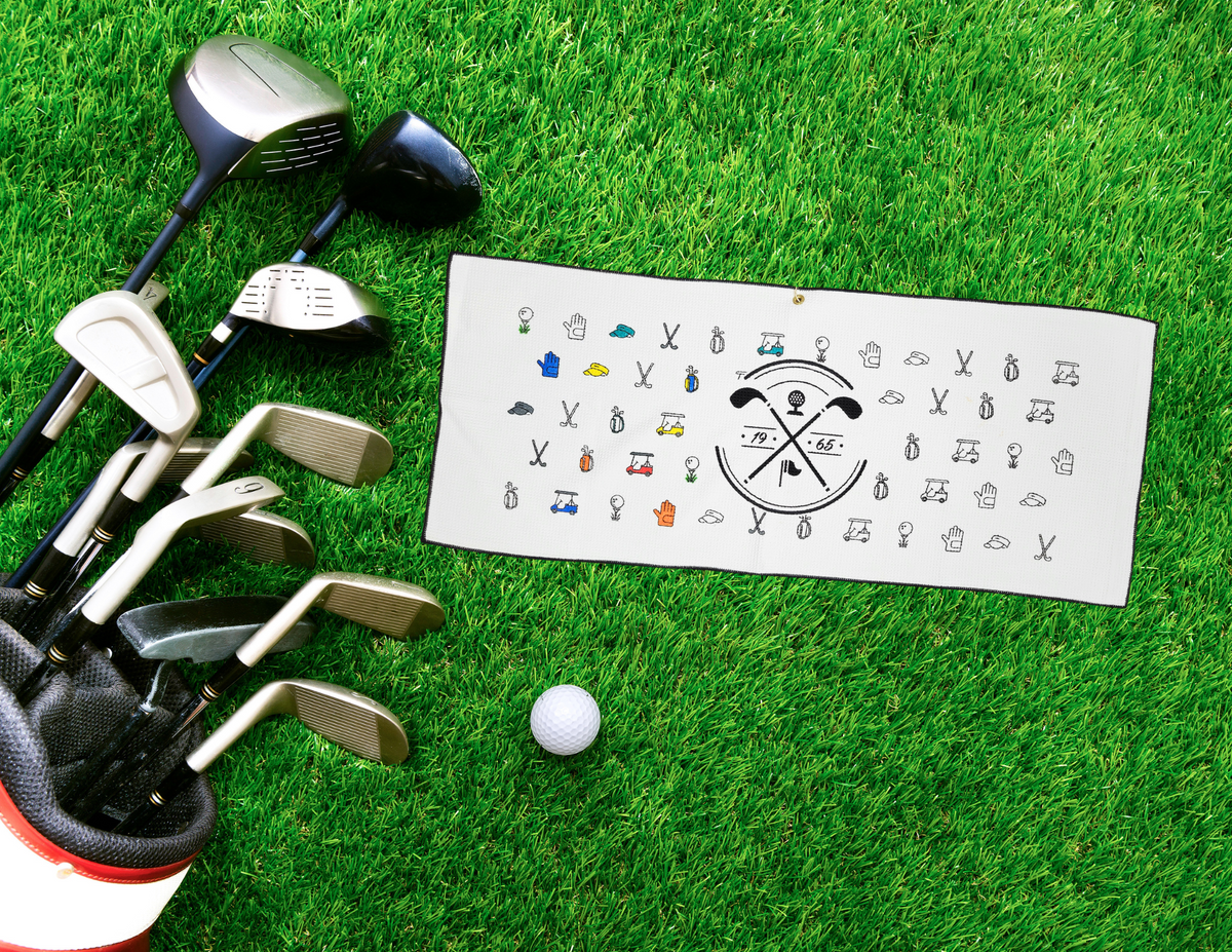 Microfiber Waffle Small Golf Towel, Funny Golf Towels, Gift For Golfers