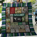 19th Hole Woven Blanket, Gift For Golfers, Golf Gift Ideas