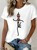 Women's Autism Awareness Print t-shirt, Autism Awareness Shirt, Autistic Gifts For Adults