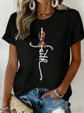 Women's Autism Awareness Print t-shirt, Autism Awareness Shirt, Autistic Gifts For Adults