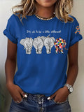 Women's Casual Autism Awareness t-shirt, Autism Awareness Shirt, Autistic Gifts For Adults