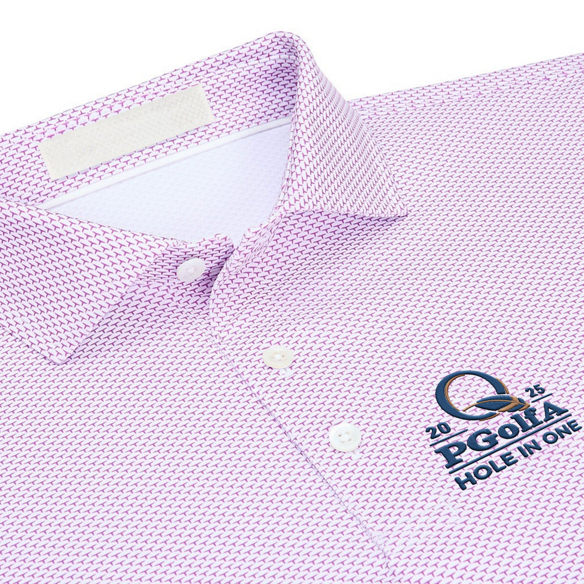 2025 PGolfA Hole In One Embroidery Polo Shirt, Funny Golf Shirt, Christmas Golf Gift